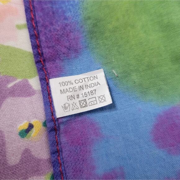 Swae Lee Post Malone Runaway Tour 2019 Tie Dye Bandana, 21x21 - Picture 5 of 6